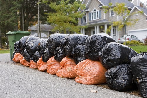 Official permit documentation for skip placement