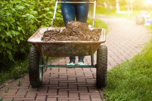 Modern office space being cleared efficiently