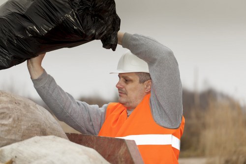 Advanced machinery used in construction waste clearance